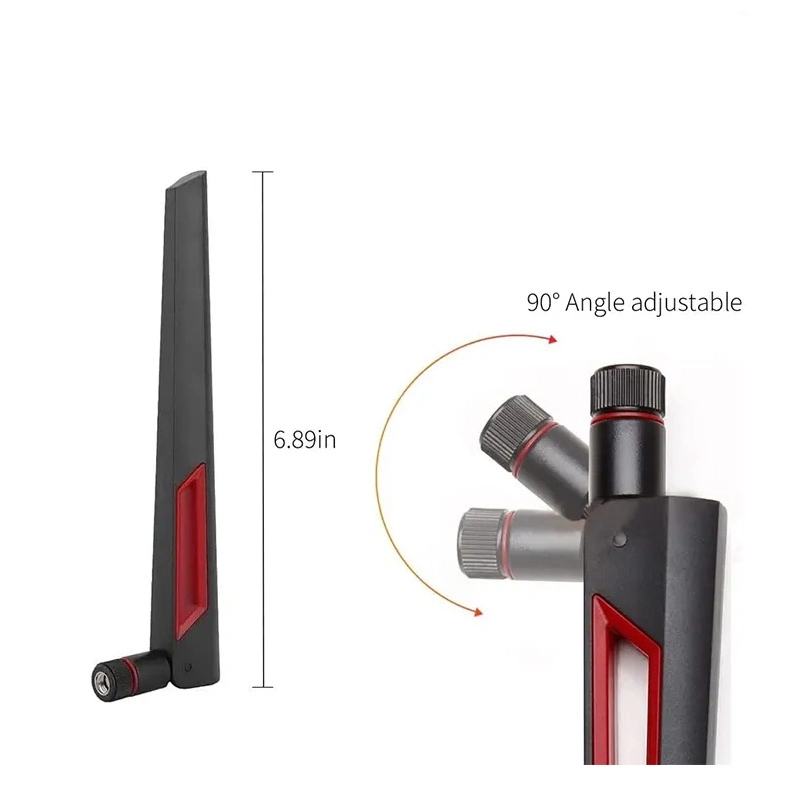 12 dBi Dual Band WiFi Antenne, 2,4G 5G 5,8g Antenne RP SMA Stecker, WLAN Router Antenna Booster Universal Antennas Amplifier