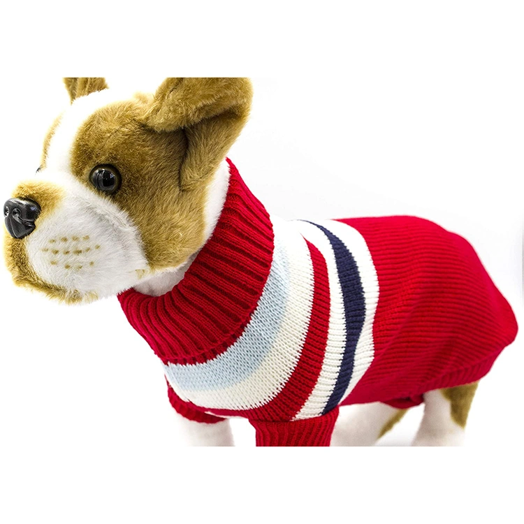 Personalizar el perro de moda tejidos ropa de mascota de invierno cálido suéter para otoño invierno