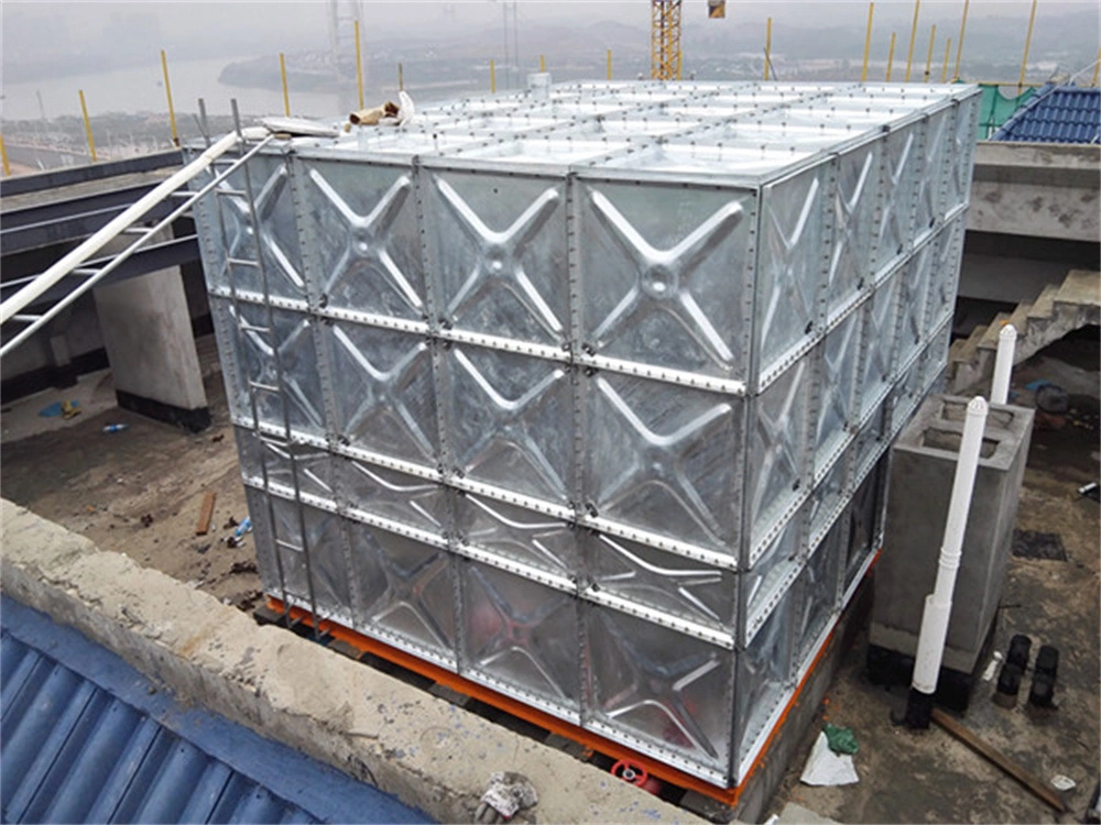 50m3 -1000m3 Galvanized Corrugated Steel Water Tank Large Flexible Water Tanks Rain Water Tank