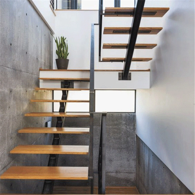 Design Indoor Holz Gerade Treppen Massive Holztreppen