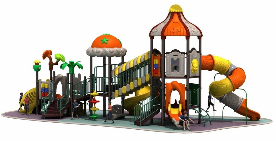 Kids Plastic Slide Used Park Play Games Amusement Park Outdoor Playground