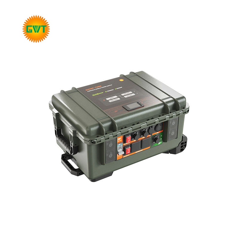 Les batteries au lithium de haute qualité 7kwh d'alimentation de la station mobile portable de l'énergie de la Banque d'alimentation de stockage