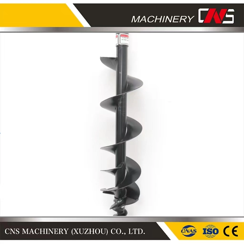 Hydralic Rock Drill Auger Aggressive Tapered Cutting Head with Rotating Picks Designed for Drilling in Hard Rock