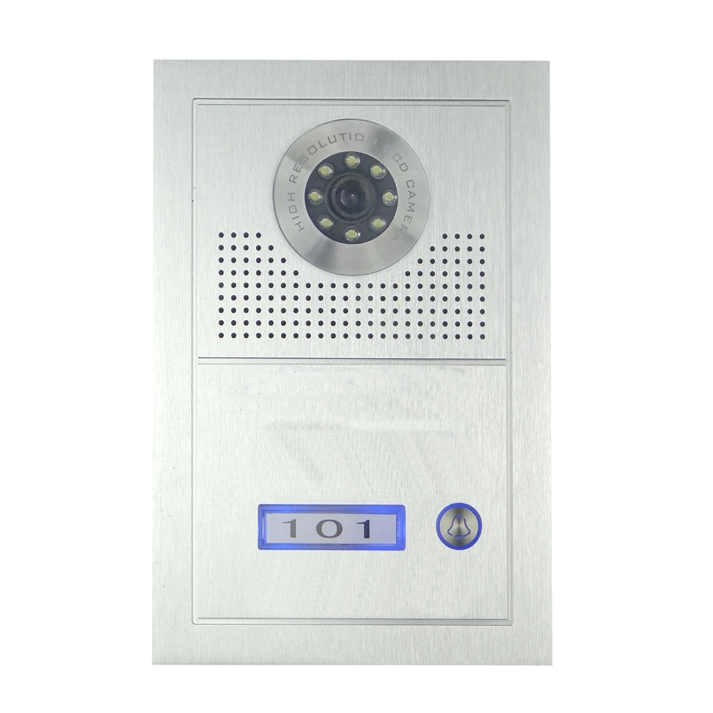 Doorphone-Aluminum Alloy Panel with IR Camera for Intercom
