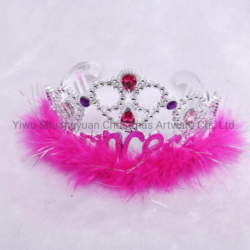 Artificial Christmas Plastic Crown Decoration Supplies Ornament Craft Gifts for Holiday Wedding Party