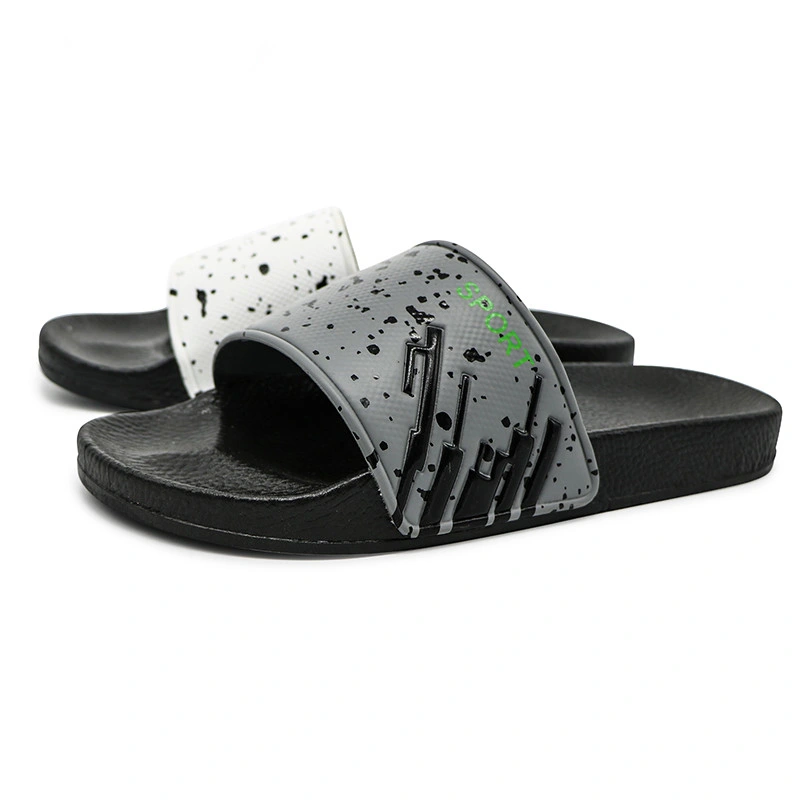 Men Open Toe Slippers Slip-on Beach Outdoor Slide Sandals