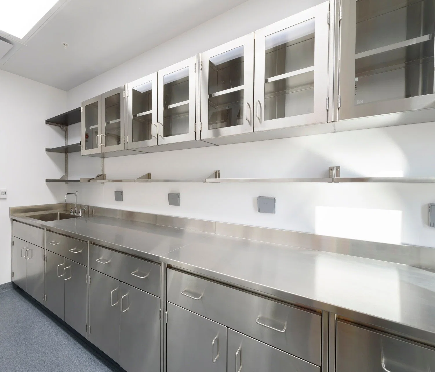 Indústria alimentar laboratórios Chem Industrial preços móveis prova de bactérias limpo Sala 304ss aço inoxidável Lab mobiliário