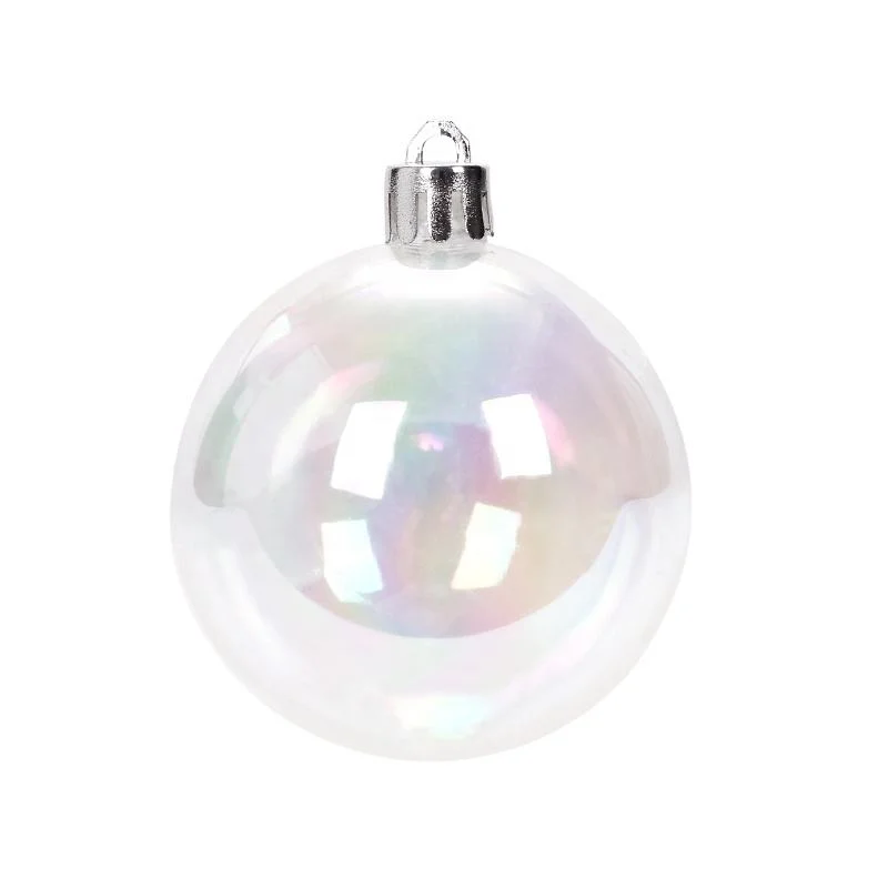 Christmas Transparent Ball Ornaments Baubles Balls Christmas Ornaments Colorful Clear Design