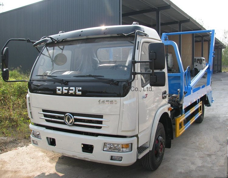 Dongfeng 4X2 3cbm 5m3 Swing Arm Roll off Skip Loader Garbage Truck