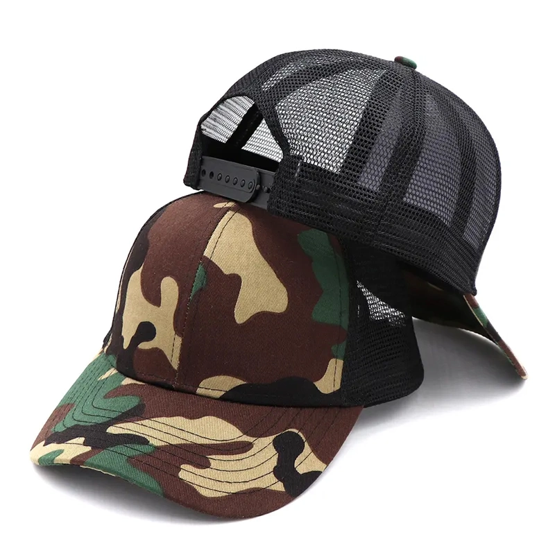 Wholesale/Supplier Short Bill Foam Plain Trucker Cap Mesh Hat for Summer