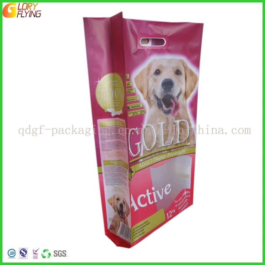 Bolsas de plástico con cremallera de nylon de grado alimenticio para gatos/perros/alimentos para mascotas de 8/10/12/15 kg de China Precio para embalaje/envasado/envoltorio de alimentos/Cierre hermético/Biodegradable