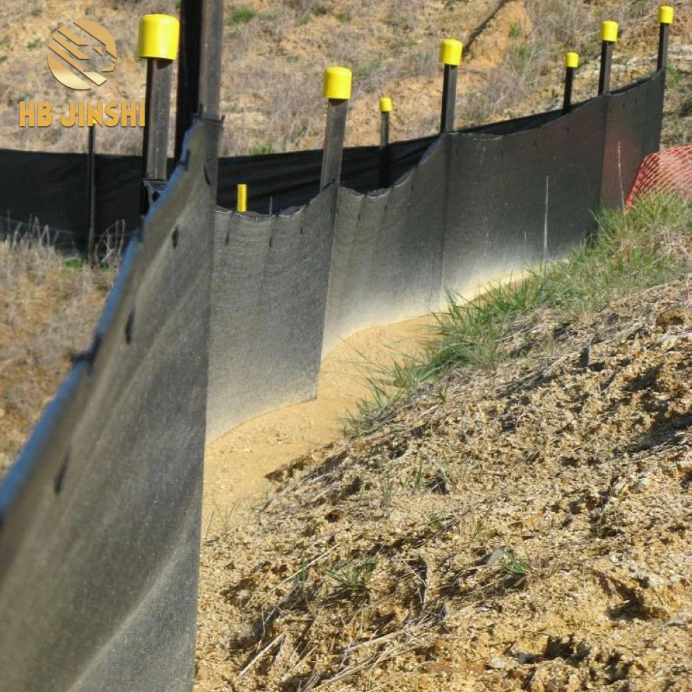 La altura de 3 pies de la construcción de la fábrica Control de la valla de cieno del sitio