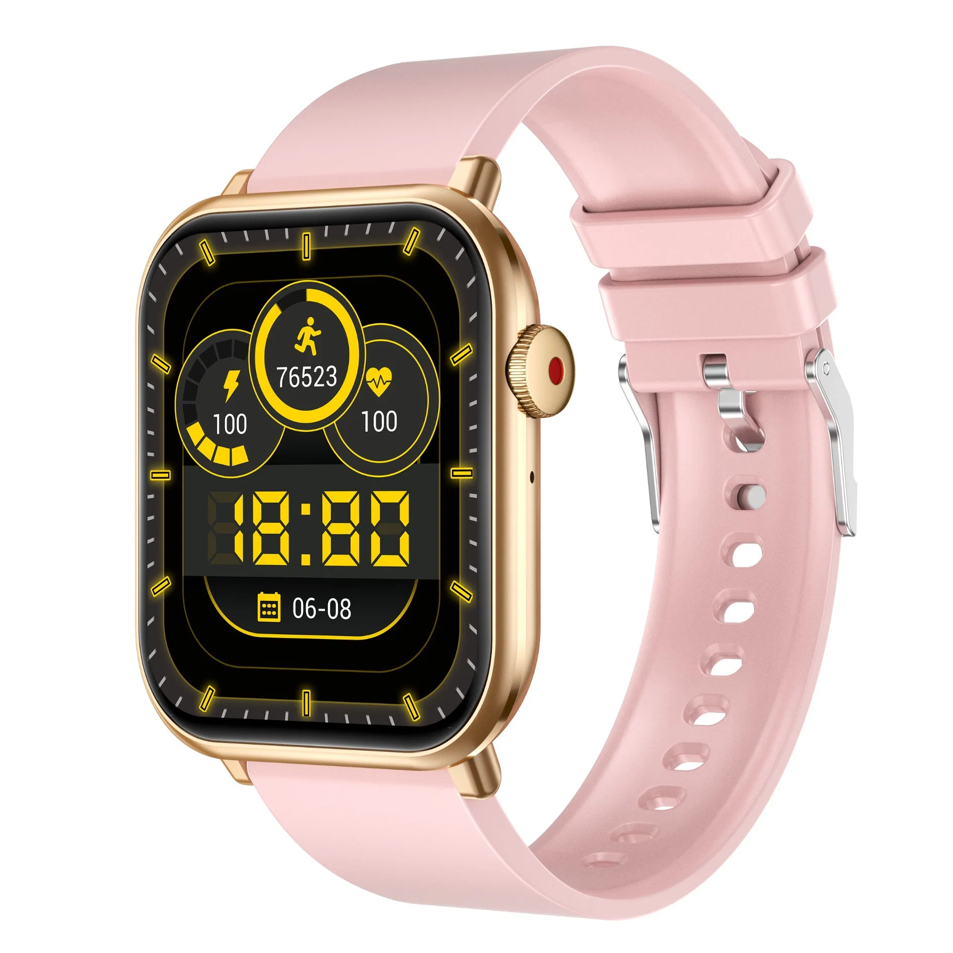 Amazon mejor vendedor en línea más barato CE RoHS Smartwatch impermeable IP67 IP68 carga inalámbrica NFC GPS Bt Calling Realtek8763 Sport Bluetooth Reloj inteligente de teléfono