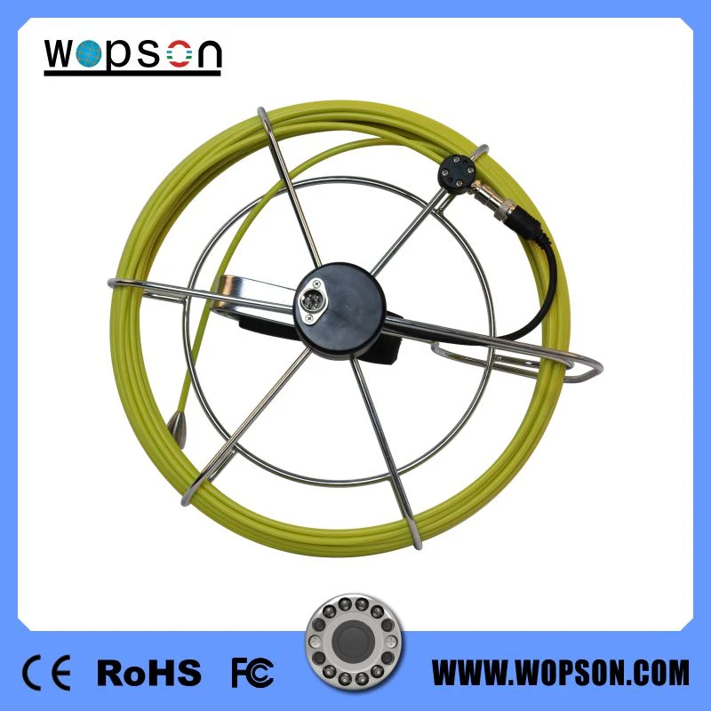 30m Push Rod Cable Sewer Camera with Locator