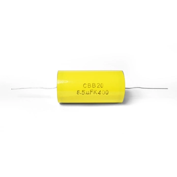 Axial Cbb20 825j/250V Metallized Polypropylene Film Capacitor Yellow