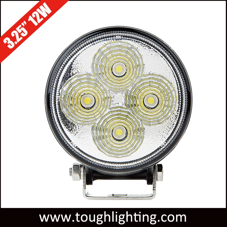 High Power 3" 12W IP67 Waterproof Round Auto LED Working Lamps