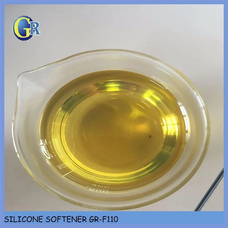 Textile Chemicals Auxiliaries High Quality and Good Stability Silicone Oil Gr-F110