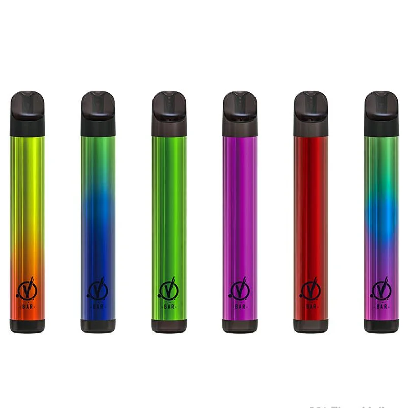 Best Taste 100% No Leaking 2.7ml New Replaceable Prefilled Cartridge Vbar Pod Kit with 500mAh Rechargeable Battery