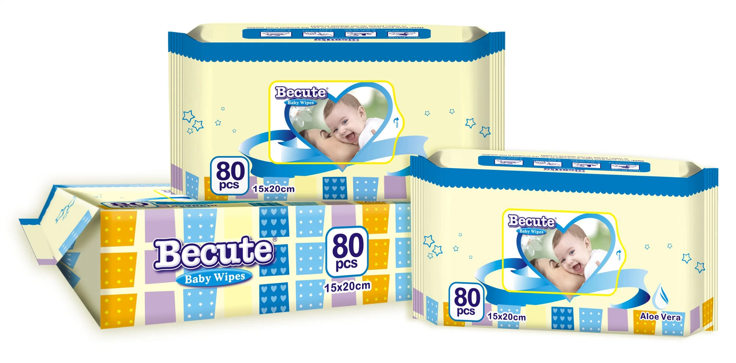 Wholesale/Supplier Soft Spunlace No-Woven Disposable OEM Wet Baby Wipes