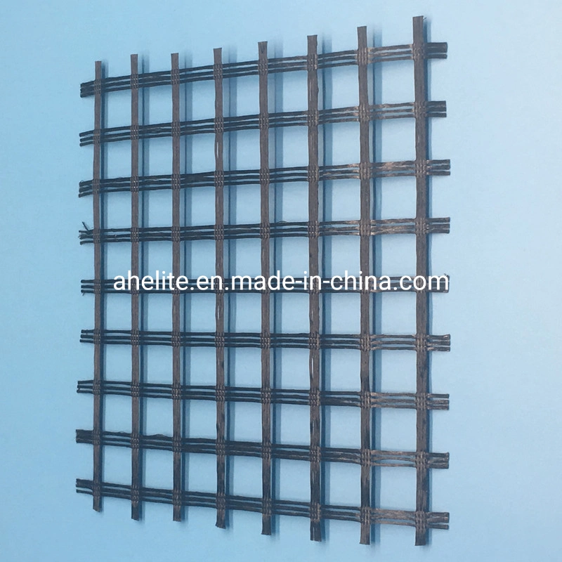 Biaxes/asphalte/bitume/polyester géogrille pour chemin de fer Foundation