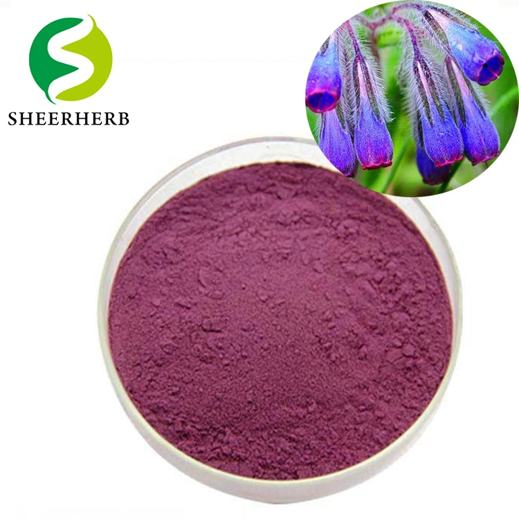 Sheerherb Supply Chinese Comfrey Extract Shikonin/ Alkanet Root Powder/ Lithospermum Gromwell Extract Alkannin