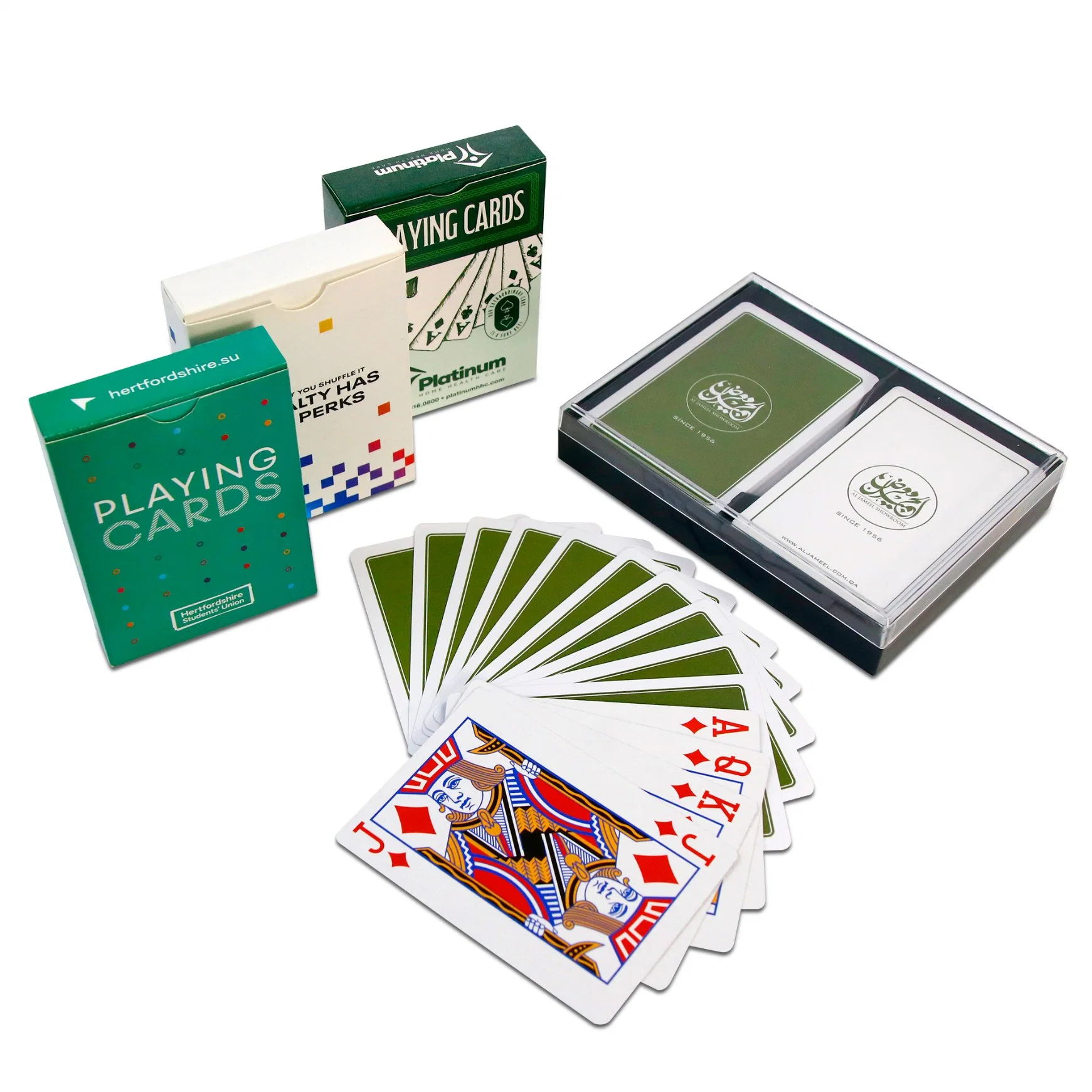 Adult Waterproof Custom Paper Printed PVC Poker Plastic Playing Cards