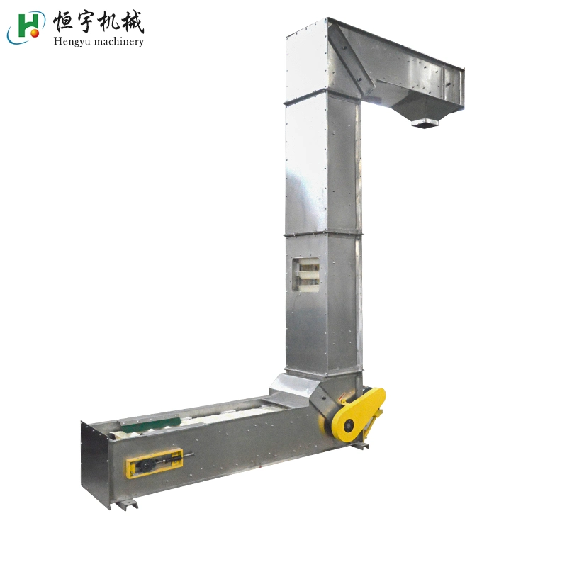 Industry Stainless Steel Z Type Bucket Elevator Granule Nubbly Conveyor Material Feeder