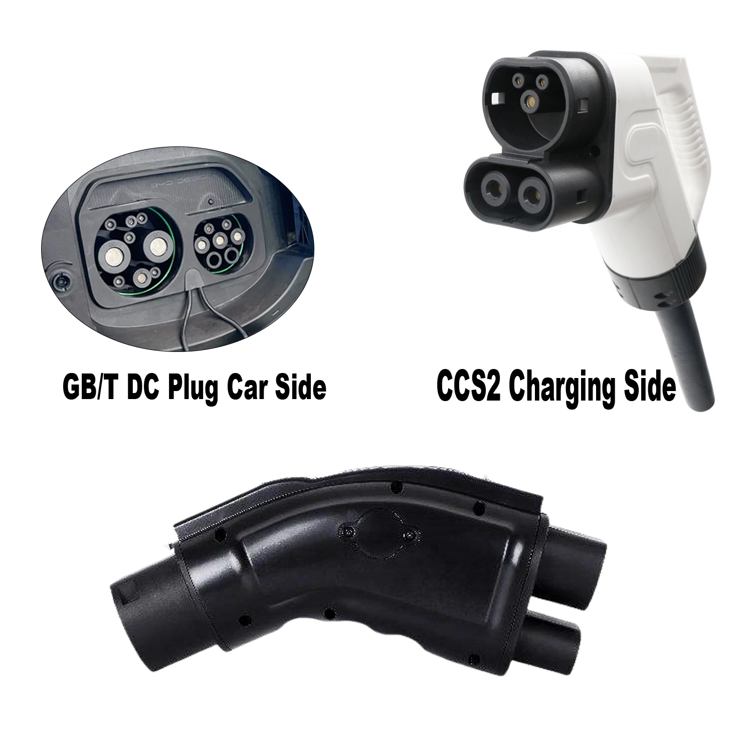 Chademo to Gbt Fast Charging CCS2 to Gbt Adapter for VW ID4 ID6