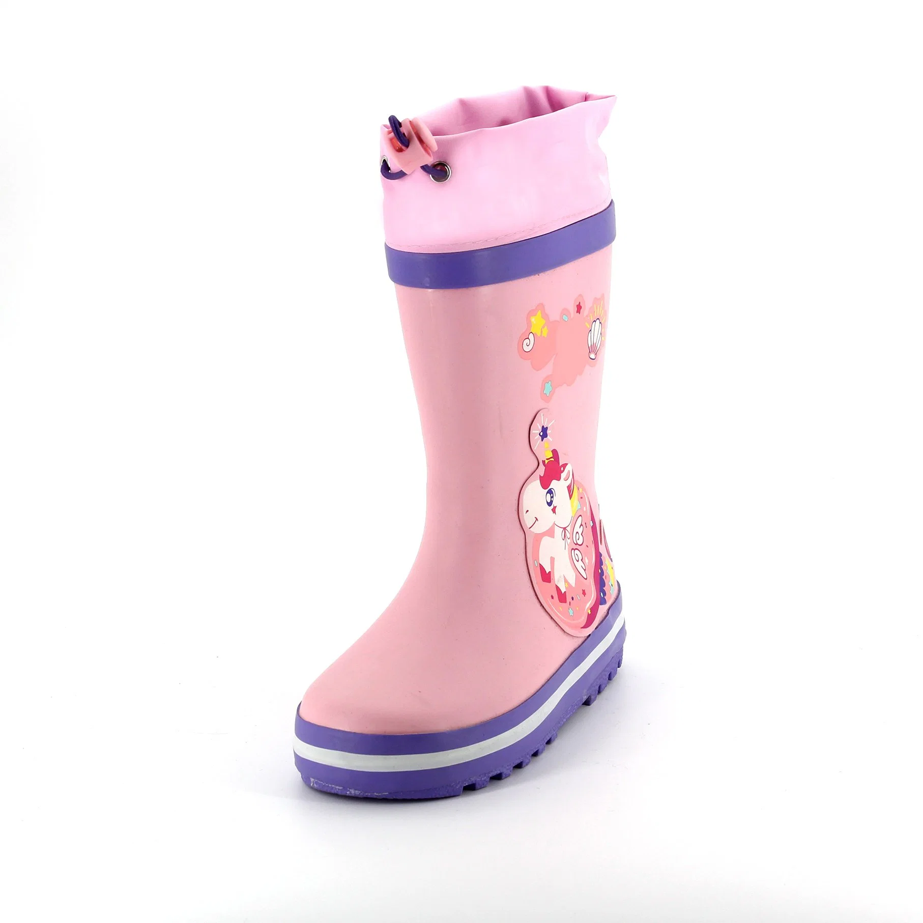 Gummistiefel Outdoor Wasserdicht Kinder Regen Stiefel Gedruckt Strapazierfähig Schuhe