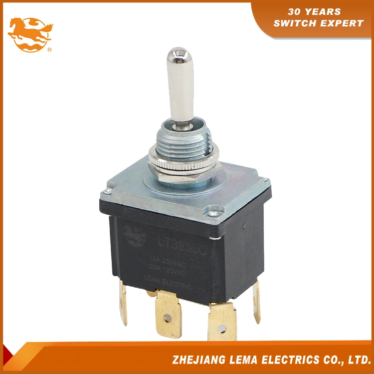 Lt3230c Spade Terminal Heavy Duty Toggle Switch Dpdt on/off/on