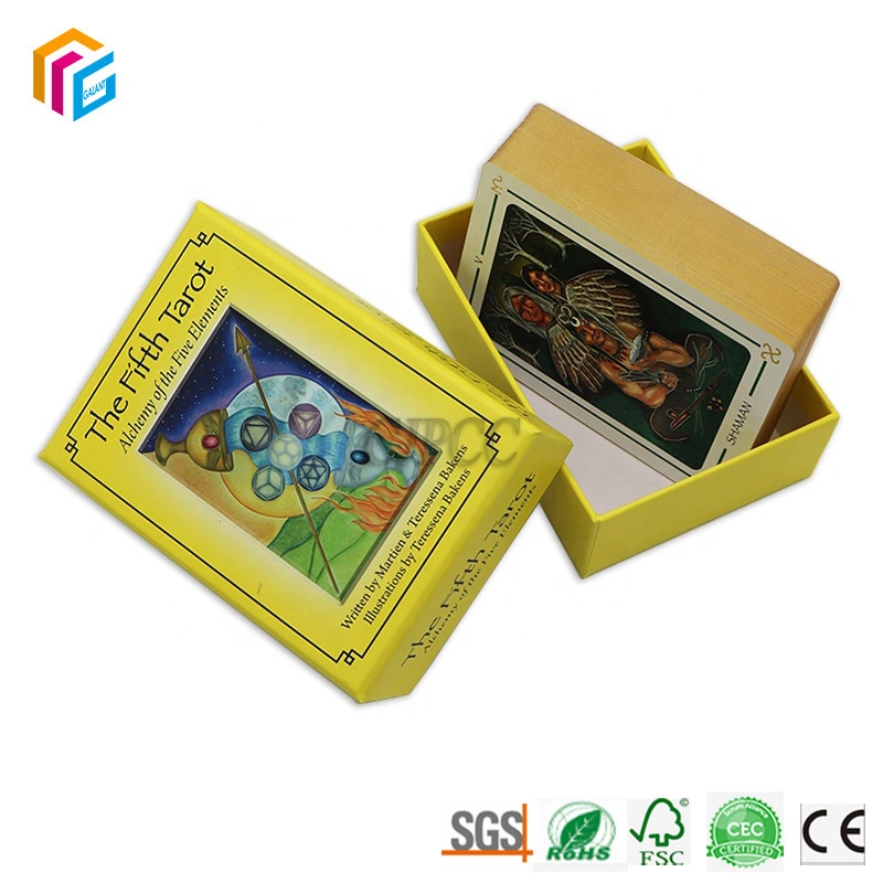 High Quality Inspiration Printing Custom Affirmation Cards Positive Tarot Deck Oracle Game Cards with Guidebook