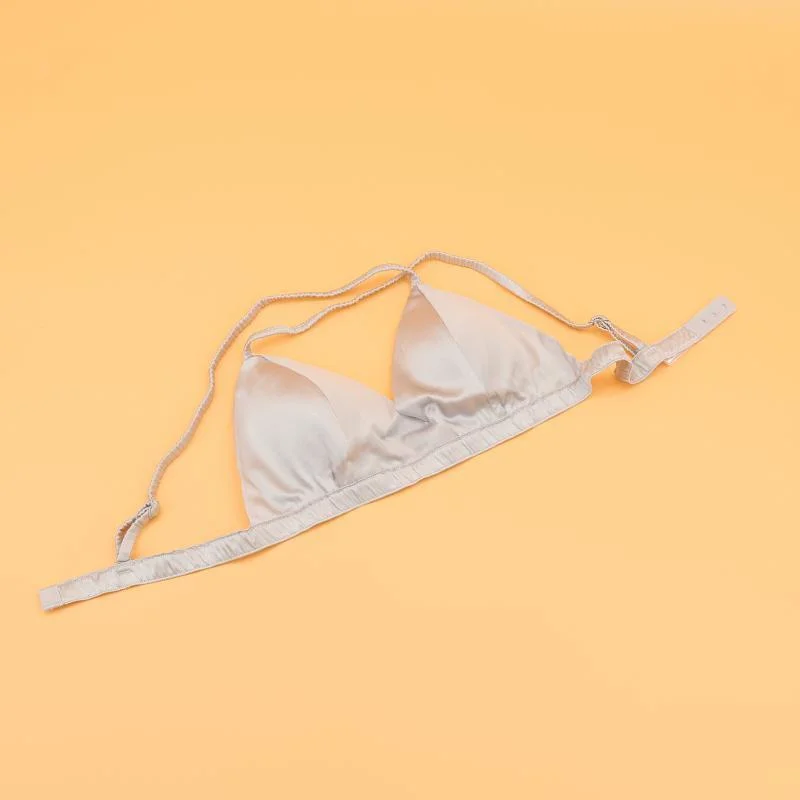 Silk No Rims Ladies Sexy Comfortable No Trace Close Bra