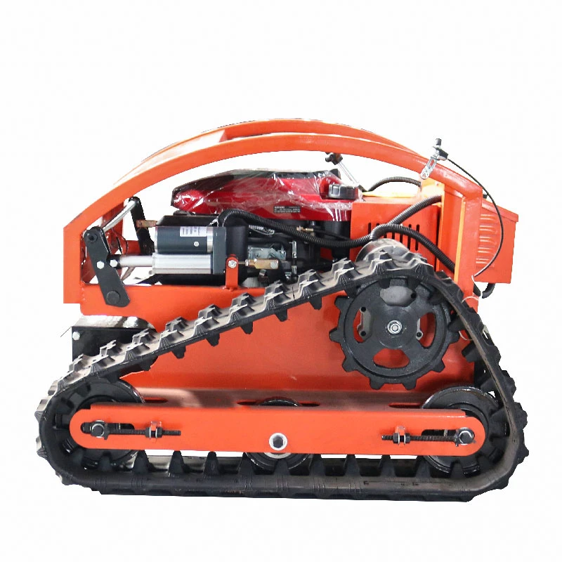 Home Use Crawler Mower Garden Remote Control Robot Lawn Mower with Snow Plow Shovel Optional