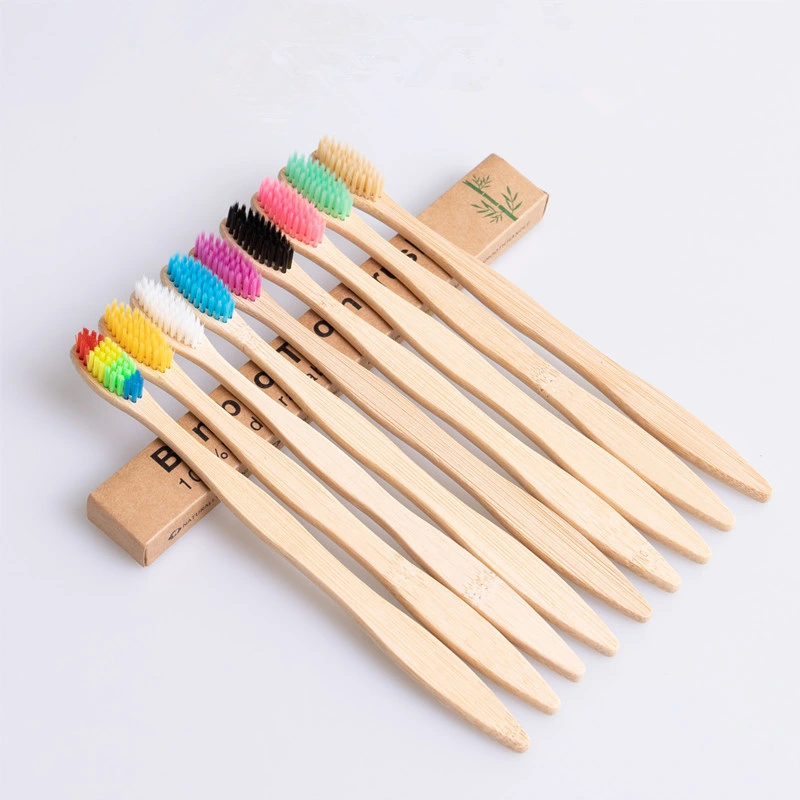 Eco Friendly Biodegradable Organic Bristle Bamboo Tooth Brush Soft Hotel Travel Handle Toothbrush with Customized Packing for Adult/Child/Kid, Kid Toothbrush