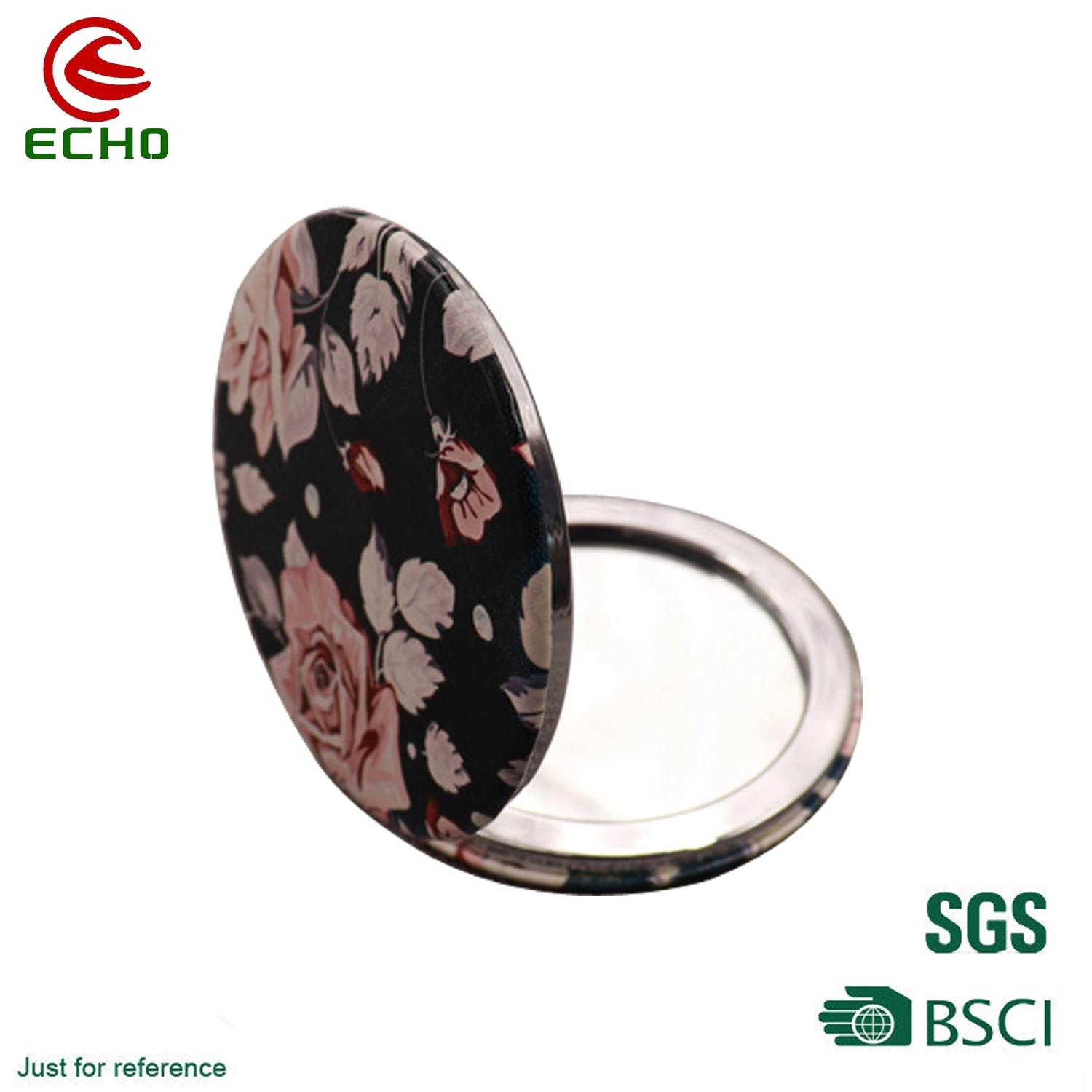 Hot Sell Custom Metal Mini Souvenir Pocket Mirror para regalo