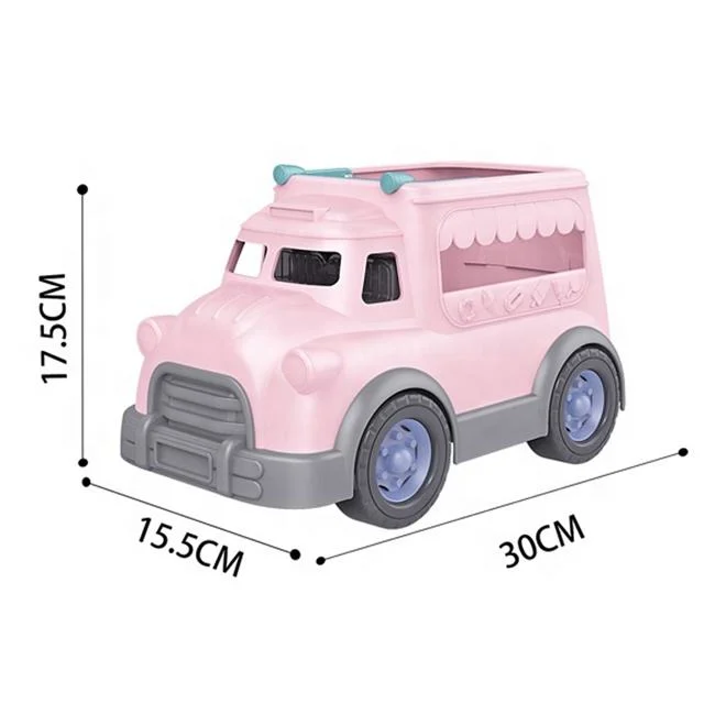 Pretend Pretty and Cute Bus Play House Cart Ice Cream Girl Toys