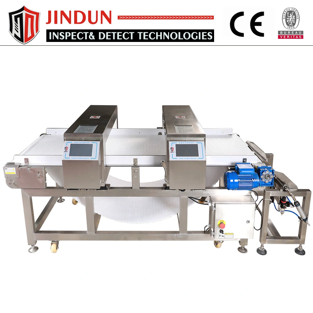 High Accuracy Food Production Line Metal Detector with Two Probes