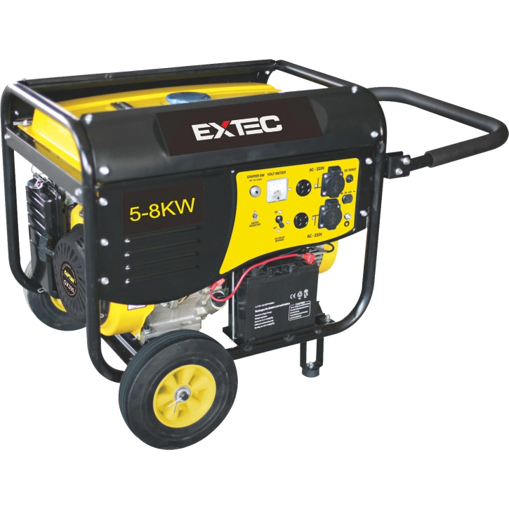 Extec 7000watt 7500wt Gx460 458cc Heavy-Duty Portable Honda Gasoline Generator for Middle East Market