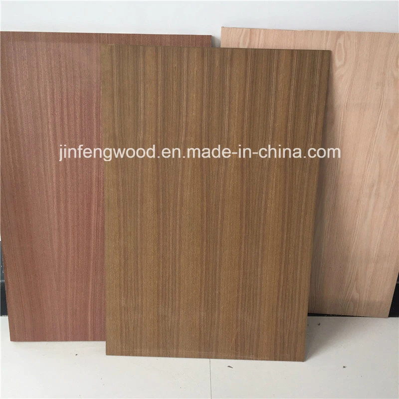 ISO9001: 2008 Natural Veneer Faced Plywood / Blockboard / MDF