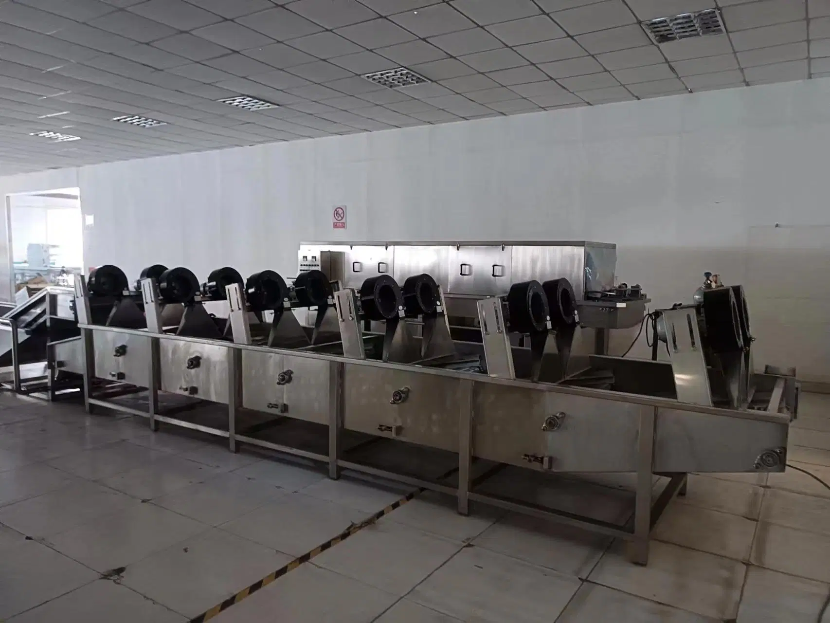 Industrial Potato Chips Drying Machine and Washing Flowing Dryer