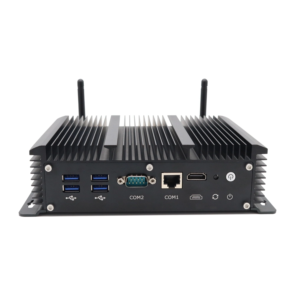 Fanless Industrial Mini PC Computer for Intel Core I3 7167u 6LAN Ports Firewall Pfsense Router Mini Computer