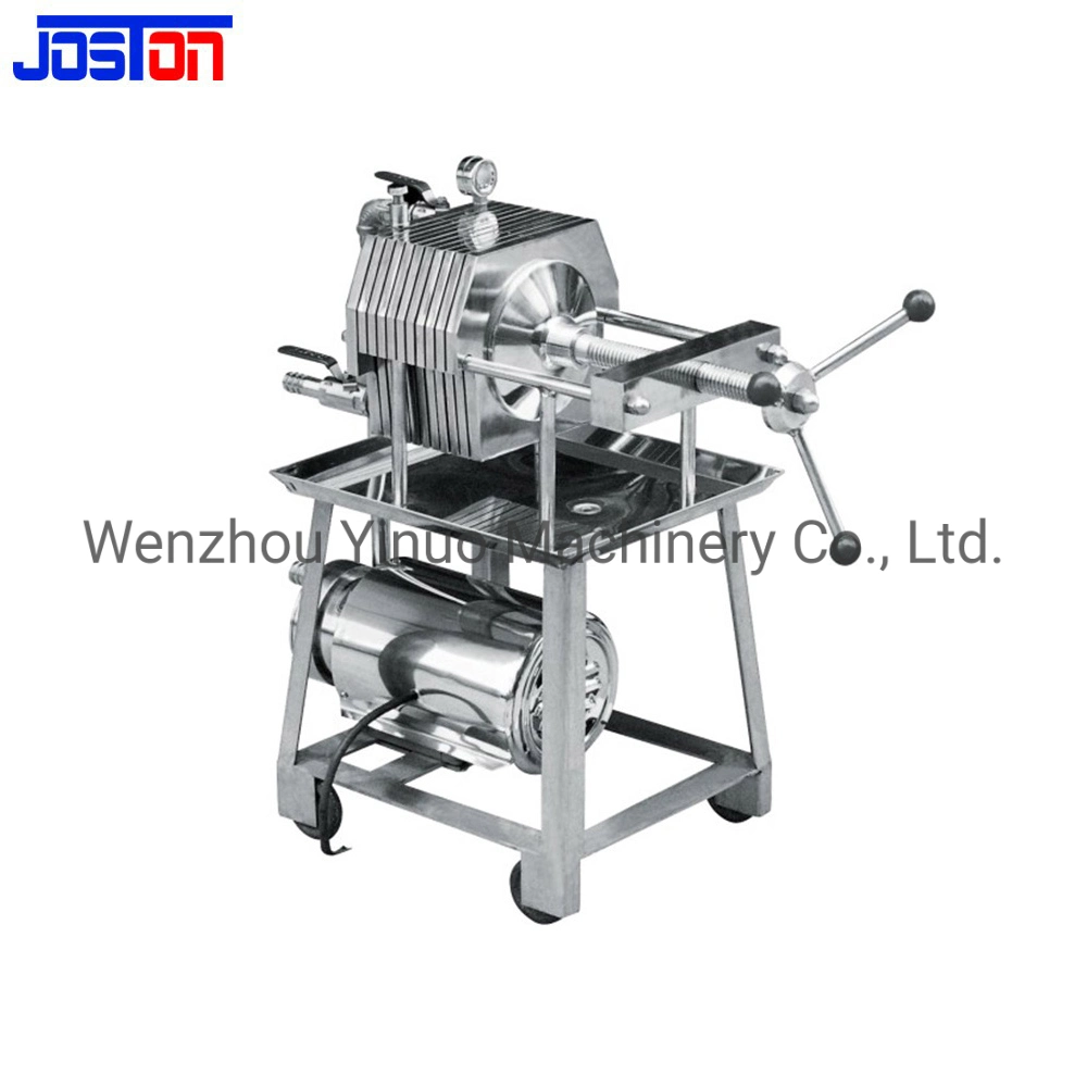 Joston Small Scale Plate and Frame Pressure Edible Oil Filter Machines for Sludge Dewatering