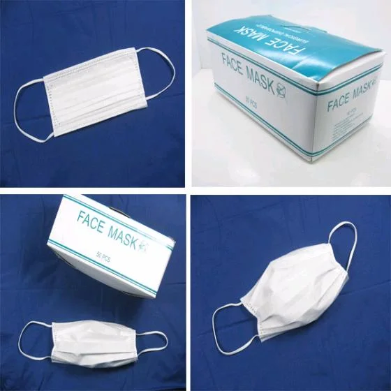 Factory CE En14683 Type I/II/Iir Nonwoven Disposable Medical Face Mask