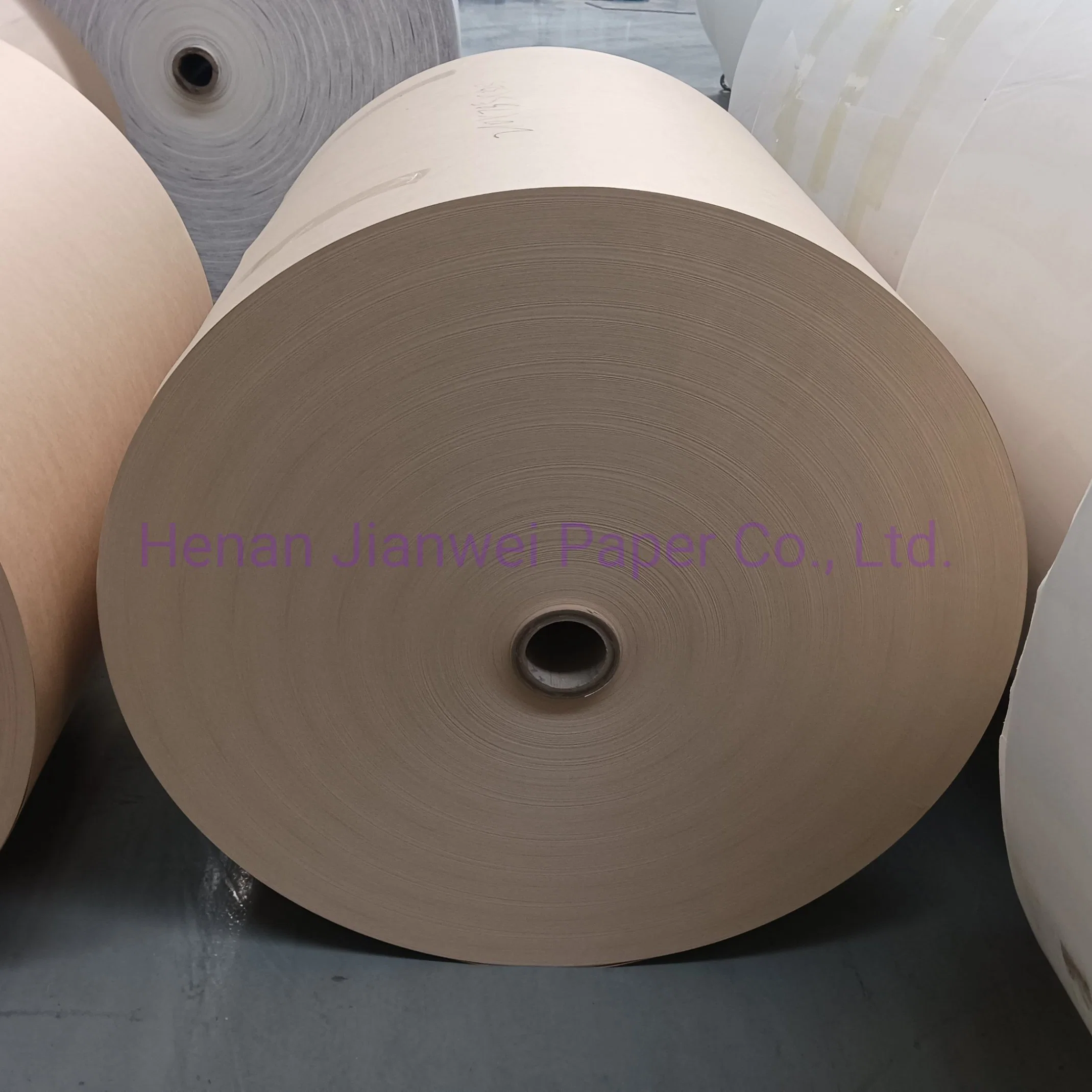 160gsm-400GSM embarcações naturais / Brown Rolo de papel para Papel Material da câmara