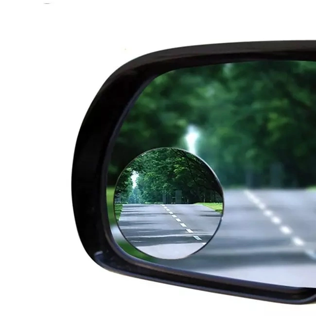 2 PCS of Pack 2 Inch Round HD Glass Frameless Convex Car Rear View Mirror Blind Spot Mirror