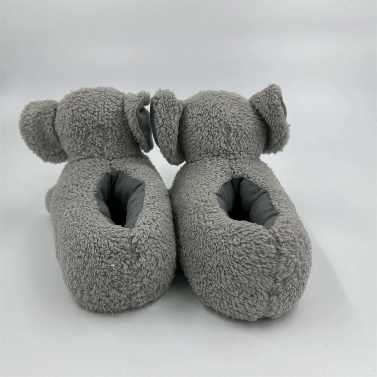 Cute Elephant de nariz larga Invierno Plush Interior sin cordones Cartoon zapatos