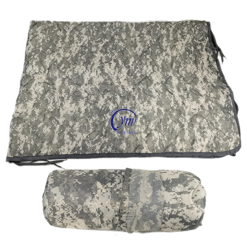 Military Acu Woobie Blanket with Pillow&Head Zipper Poncho Liner