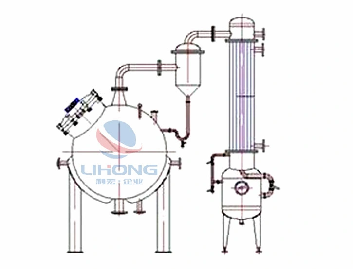 Stainless Steel Roundness Vacuum Concentrator Without Agitator