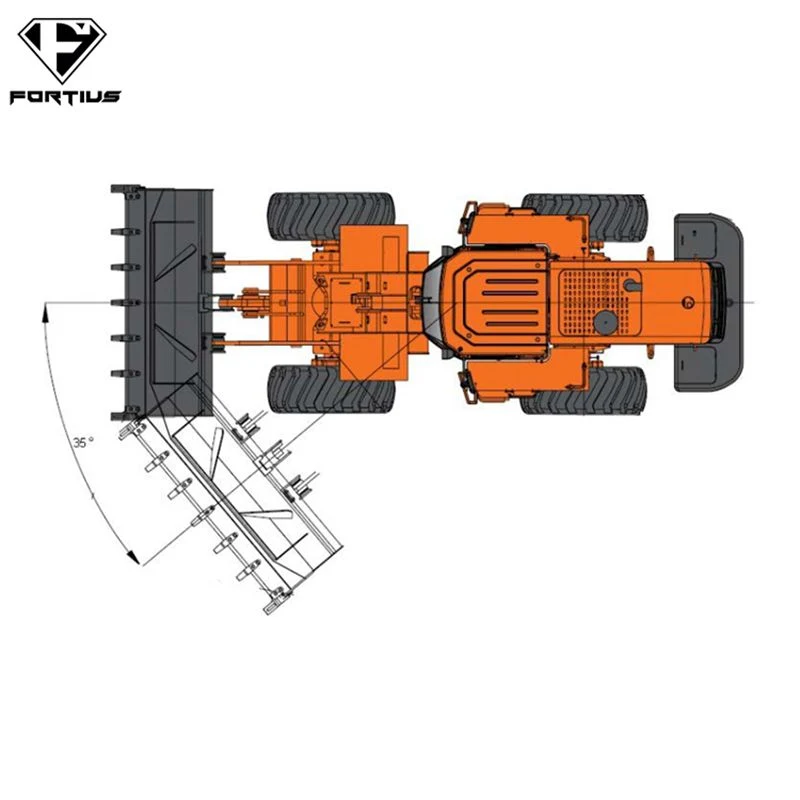 Brandneue 20 Ton Vorderrad Radlader Bulldozer 5cbm Becherkapazität für Aserbaidschan