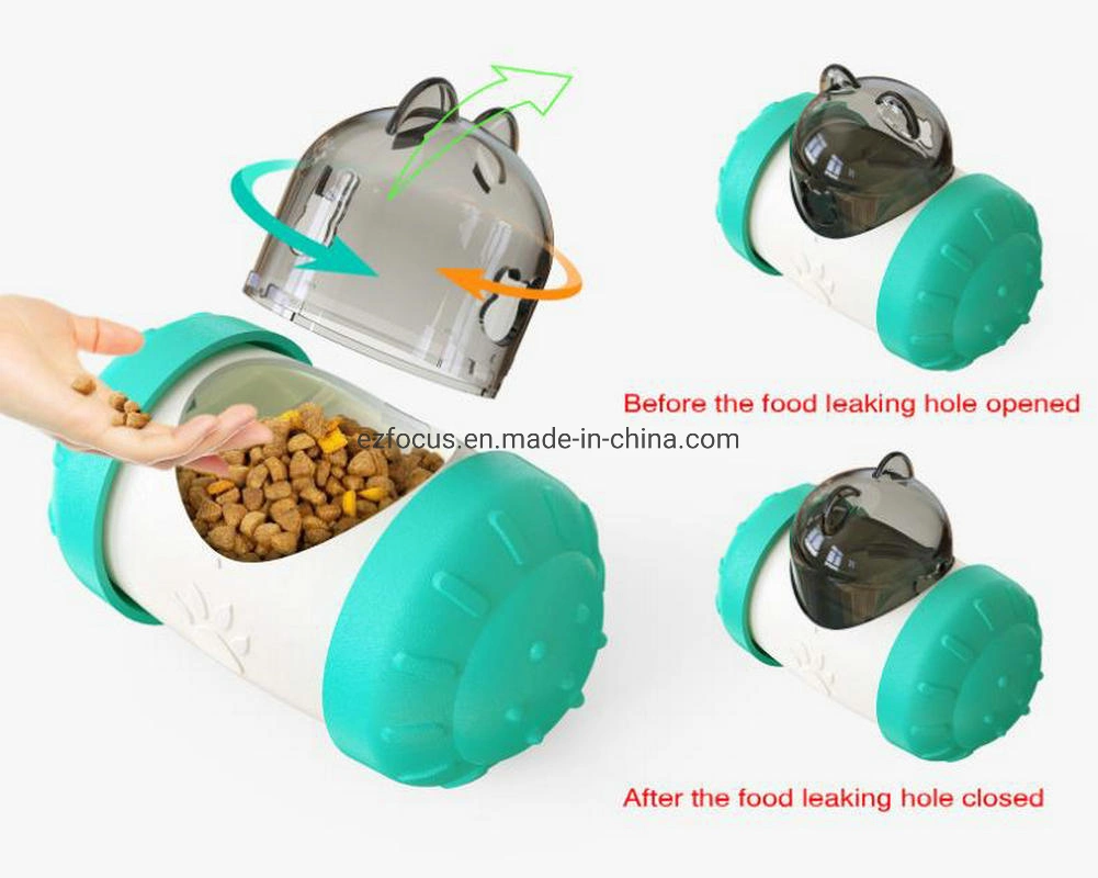 Pet Chew Toy Tumbler Puzzle Slow Feeder Leakage Ball Food Dispenser Wbb12793